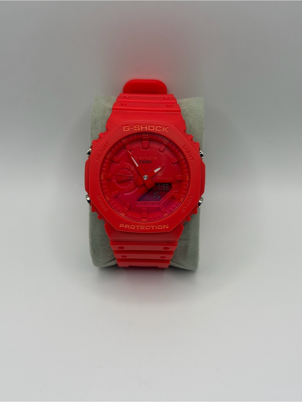 G-Shock Red Resin Analog-Digital Sport Watch